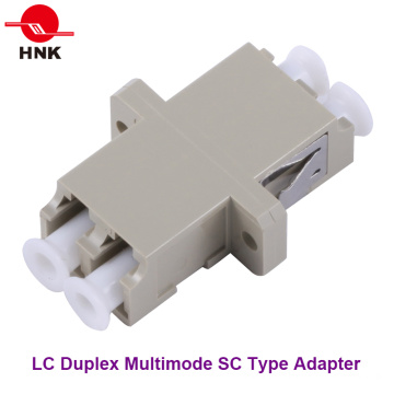 LC Duplex Sc Type Multimode Fiber Optic Adapter